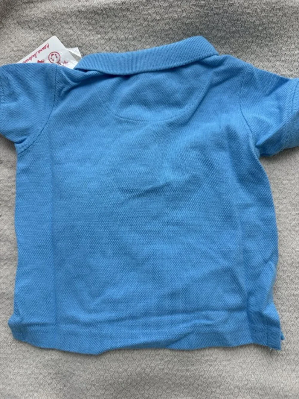 Hanna Andersson Polo Shirt Bright Blue 70 6 12 months NWT New